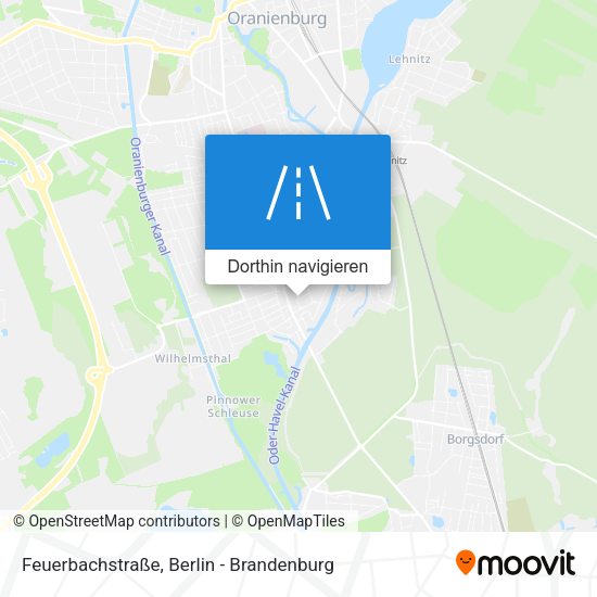 Feuerbachstraße Karte