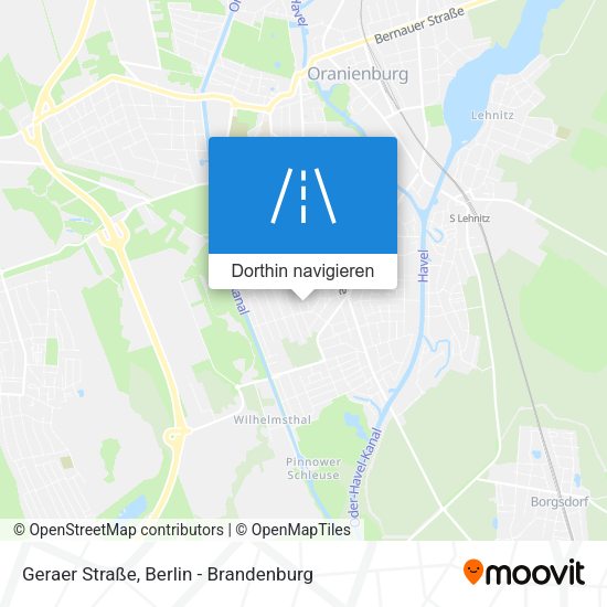 Geraer Straße Karte