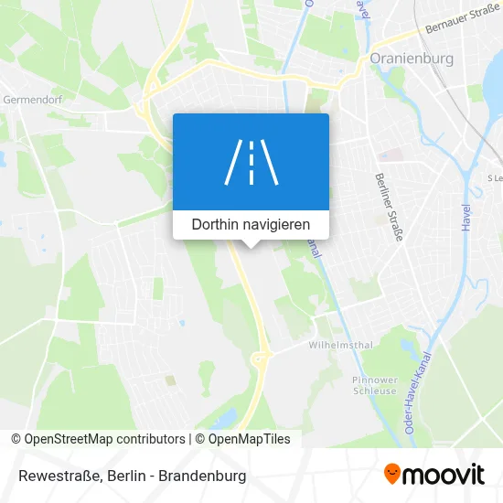 Rewestraße Karte