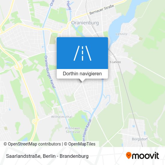 Saarlandstraße Karte