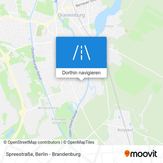 Spreestraße Karte