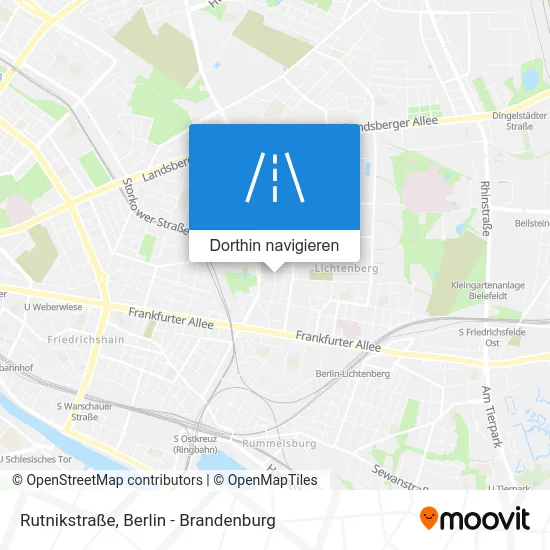 Rutnikstraße Karte