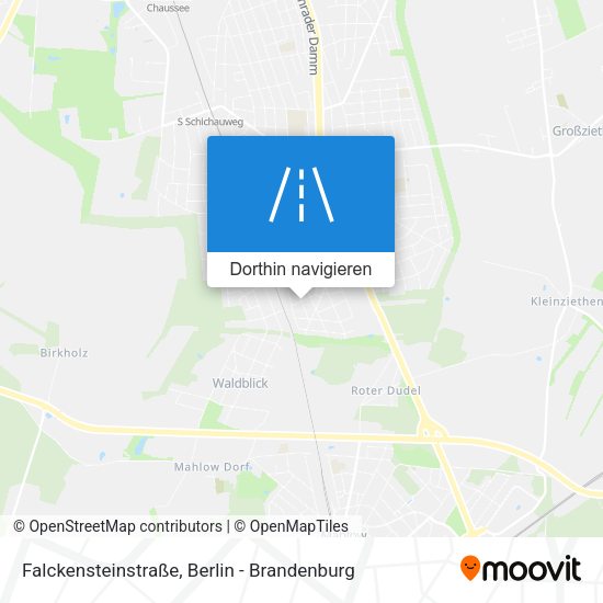 Falckensteinstraße Karte