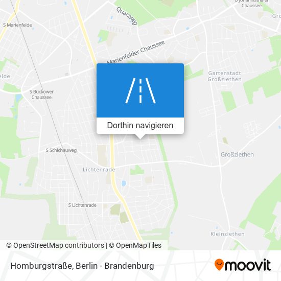 Homburgstraße Karte