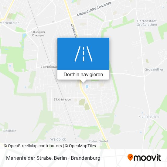Marienfelder Straße Karte