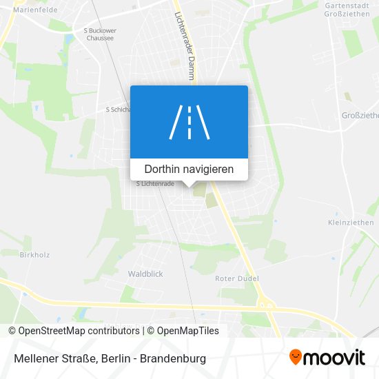 Mellener Straße Karte