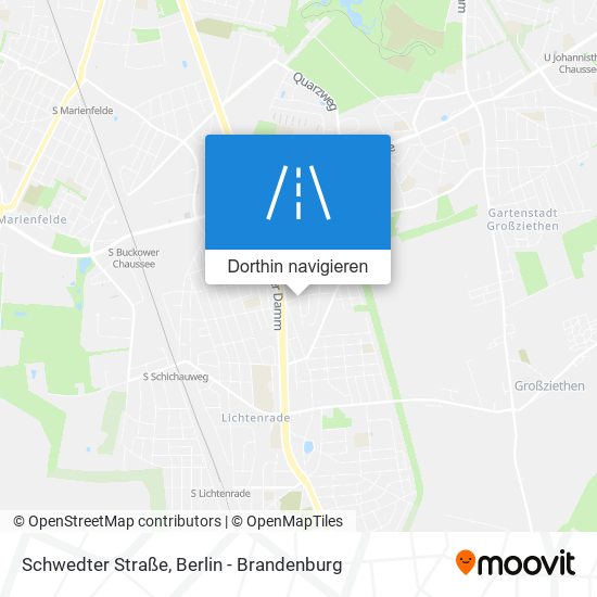 Schwedter Straße Karte