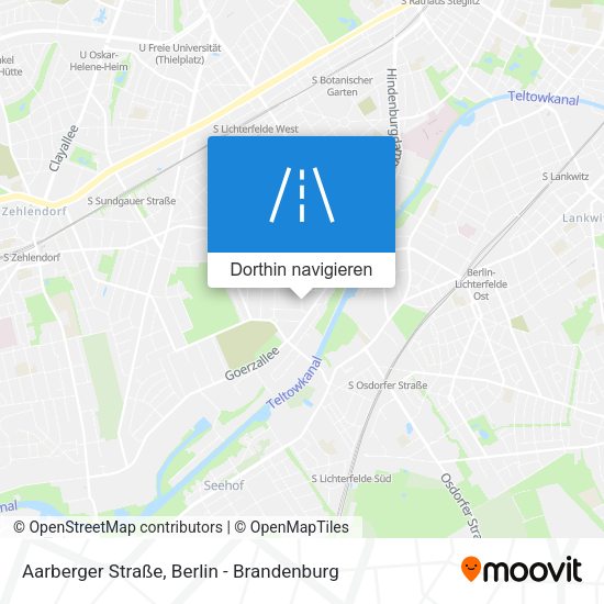 Aarberger Straße Karte