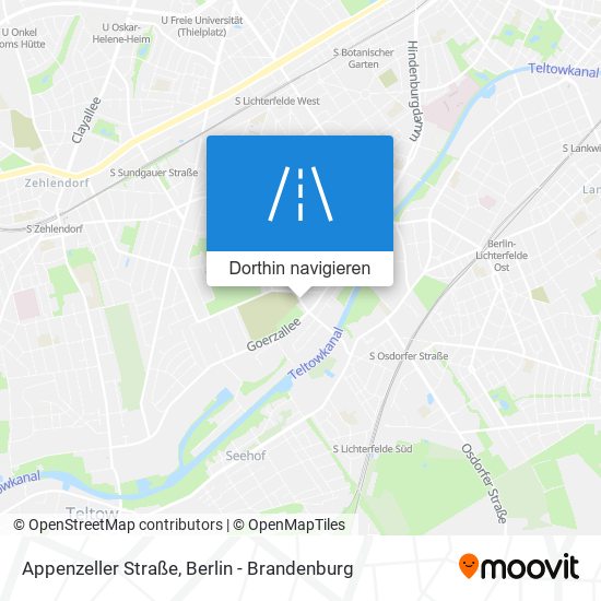 Appenzeller Straße Karte