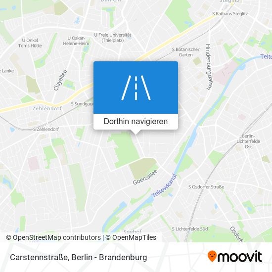 Carstennstraße Karte
