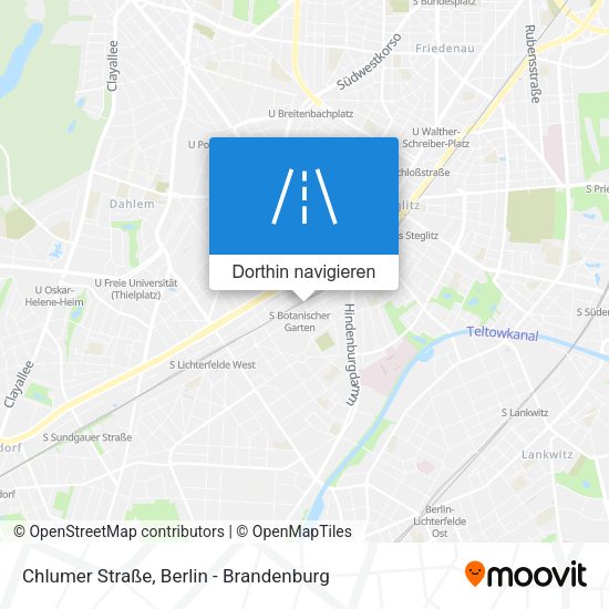 Chlumer Straße Karte