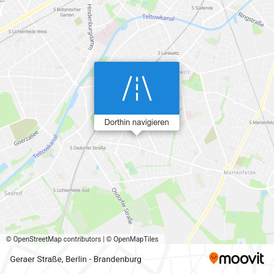 Geraer Straße Karte