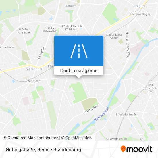 Gütlingstraße Karte
