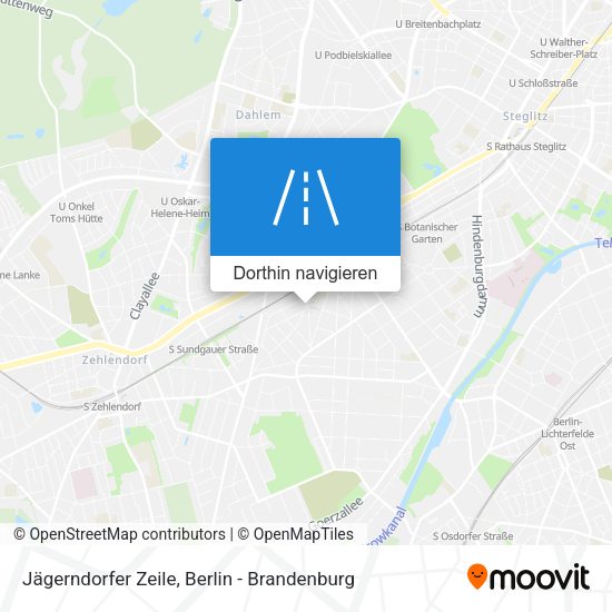 Jägerndorfer Zeile Karte