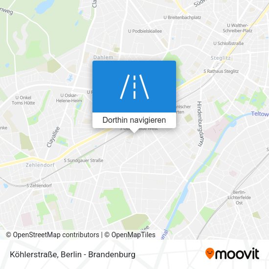 Köhlerstraße Karte