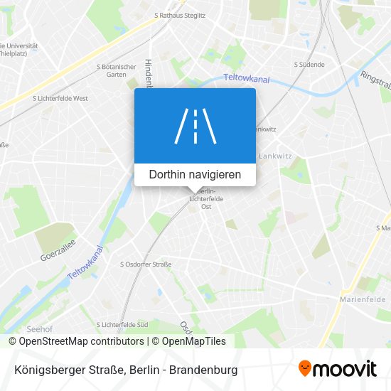 Königsberger Straße Karte