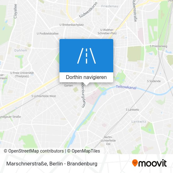 Marschnerstraße Karte