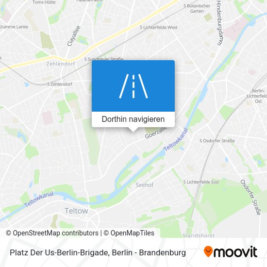 Platz Der Us-Berlin-Brigade Karte
