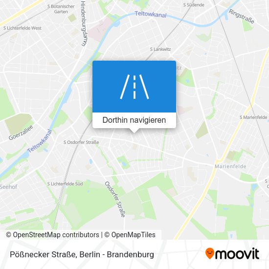 Pößnecker Straße Karte