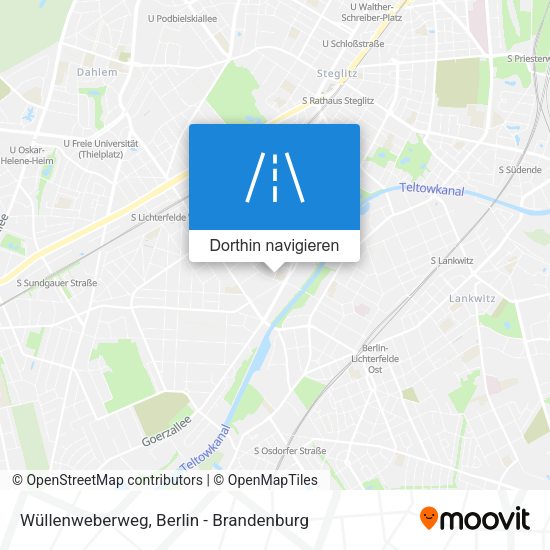 Wüllenweberweg Karte