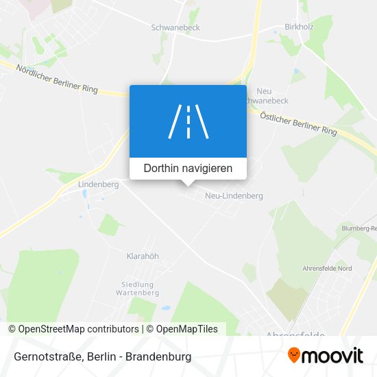Gernotstraße Karte