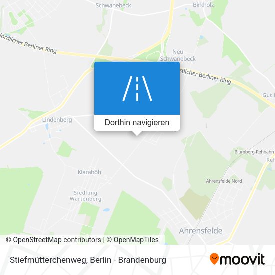Stiefmütterchenweg Karte