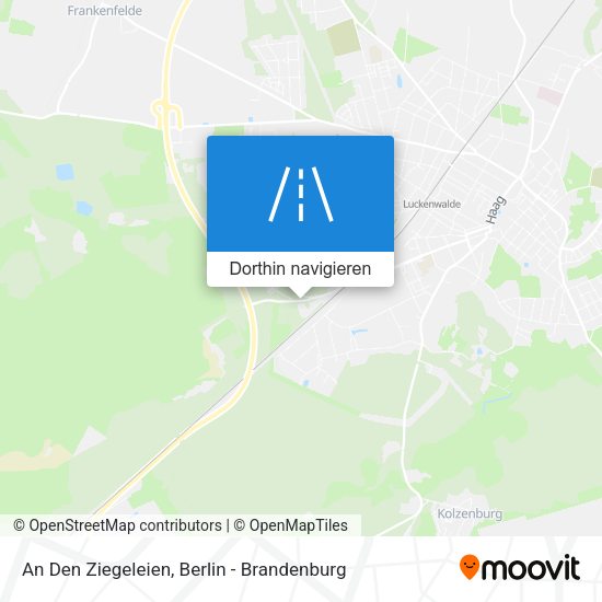 An Den Ziegeleien Karte