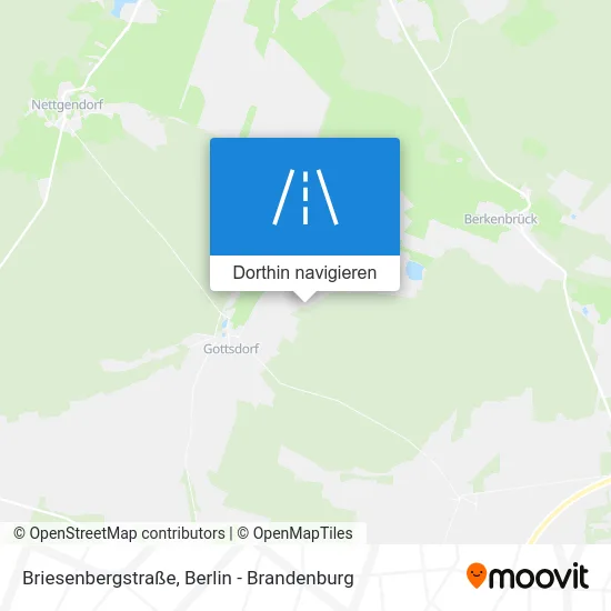 Briesenbergstraße Karte