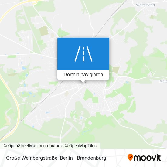 Große Weinbergstraße Karte
