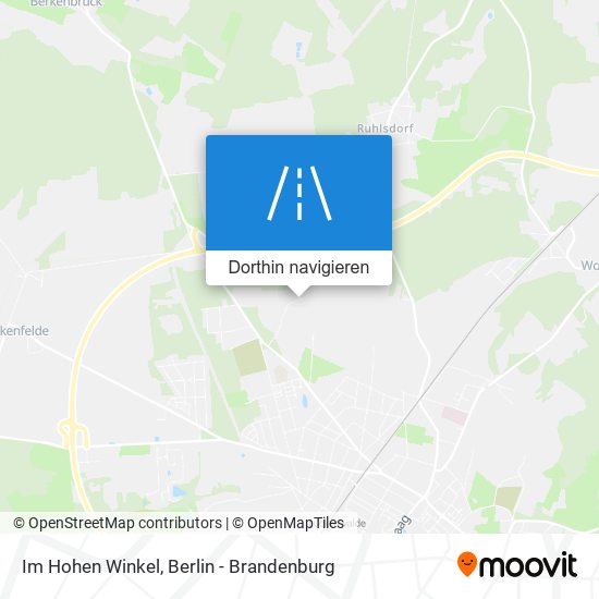 Im Hohen Winkel Karte