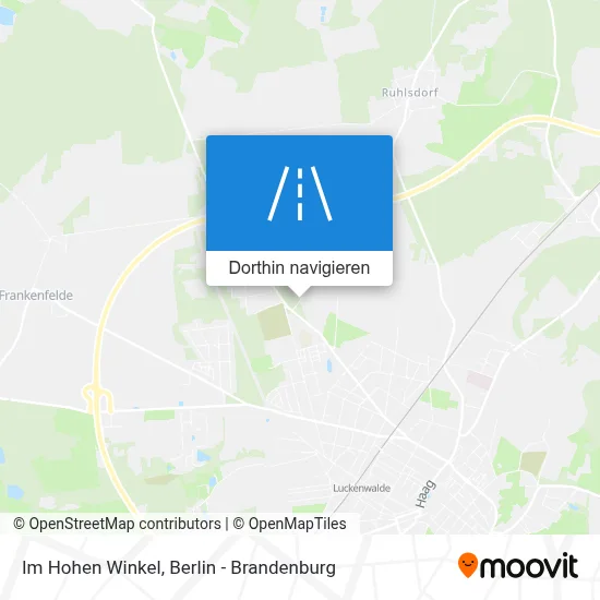 Im Hohen Winkel Karte