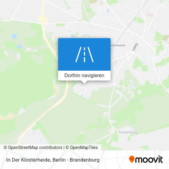 In Der Klosterheide Karte