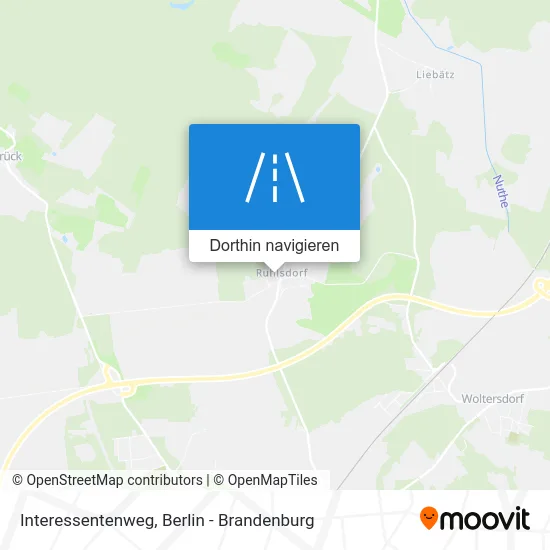 Interessentenweg Karte