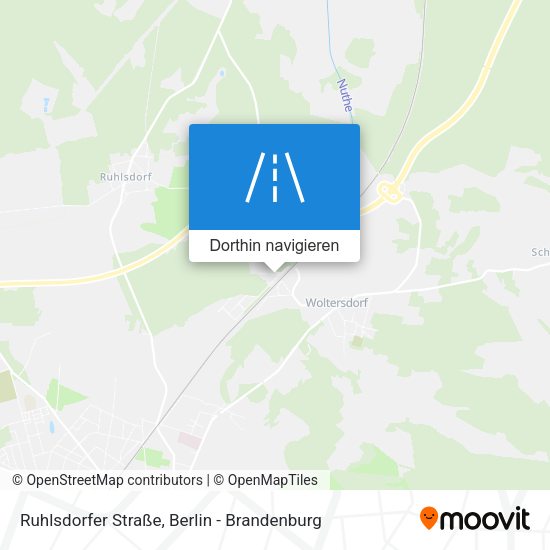 Ruhlsdorfer Straße Karte