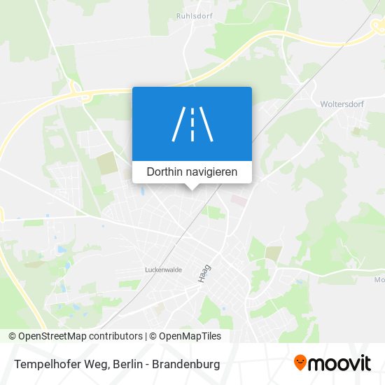 Tempelhofer Weg Karte