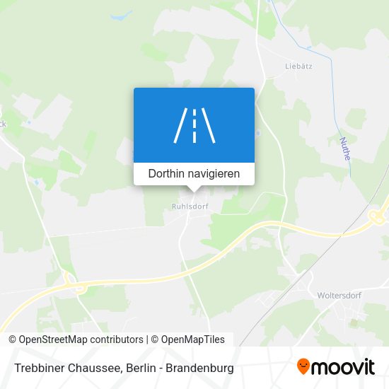 Trebbiner Chaussee Karte