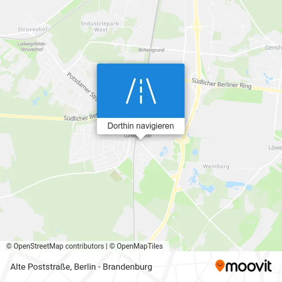 Alte Poststraße Karte