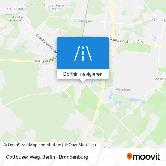 Cottbuser Weg Karte