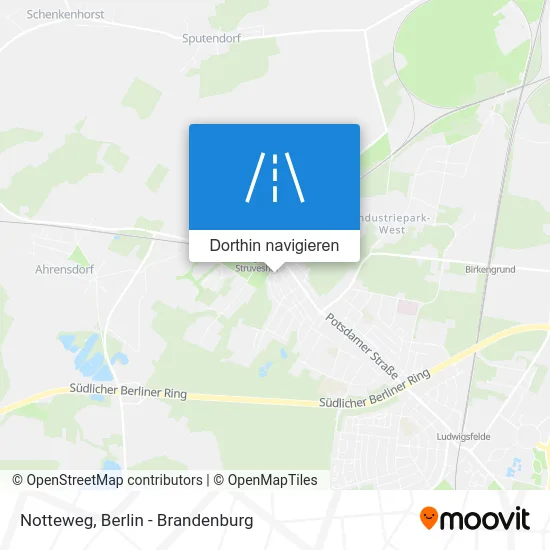 Notteweg Karte