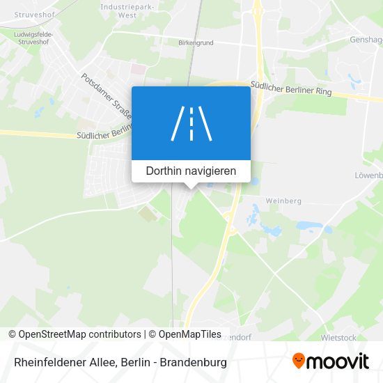 Rheinfeldener Allee Karte