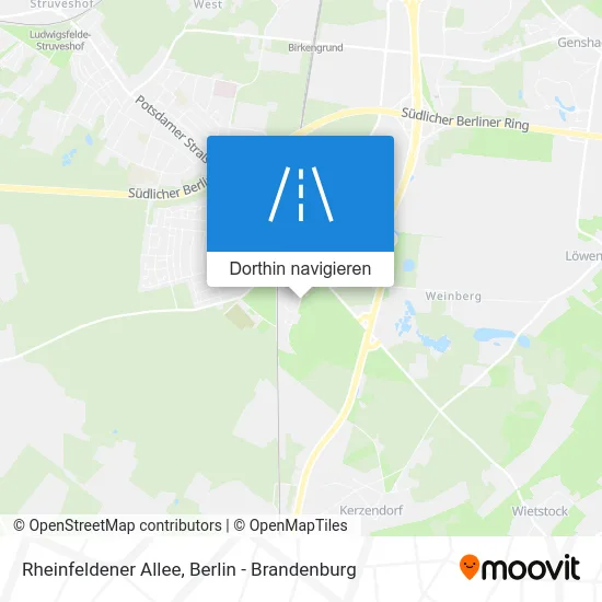 Rheinfeldener Allee Karte