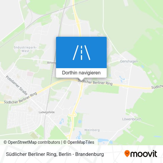 Südlicher Berliner Ring Karte