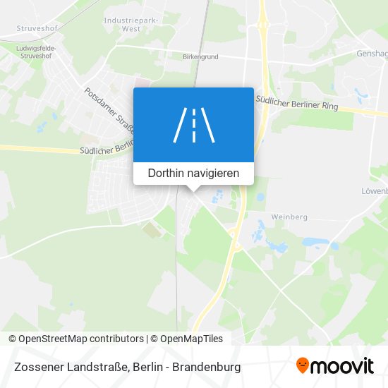 Zossener Landstraße Karte