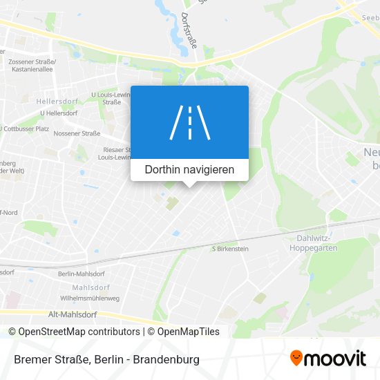 Bremer Straße Karte