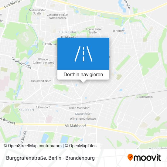 Burggrafenstraße Karte