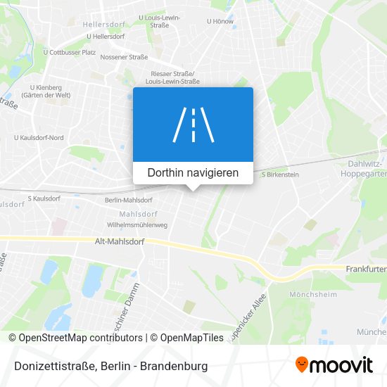 Donizettistraße Karte