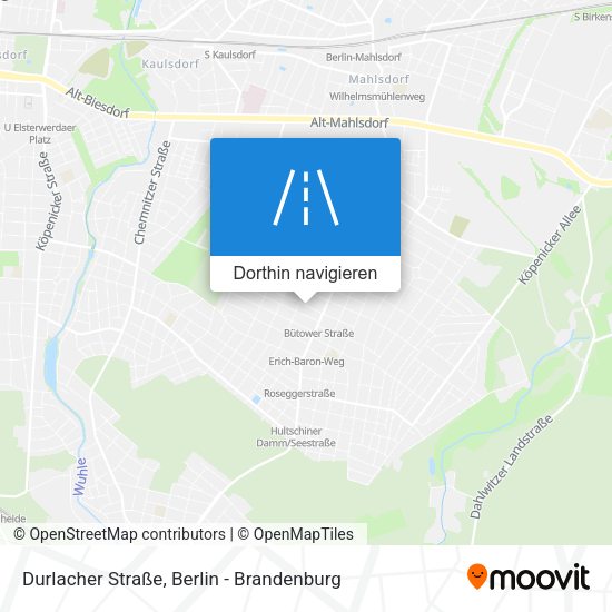 Durlacher Straße Karte