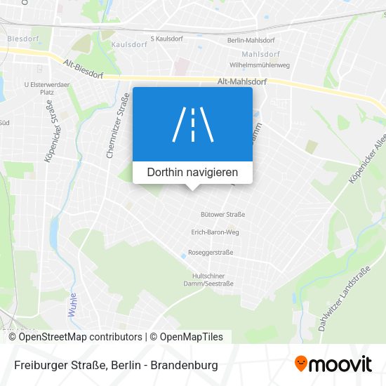Freiburger Straße Karte