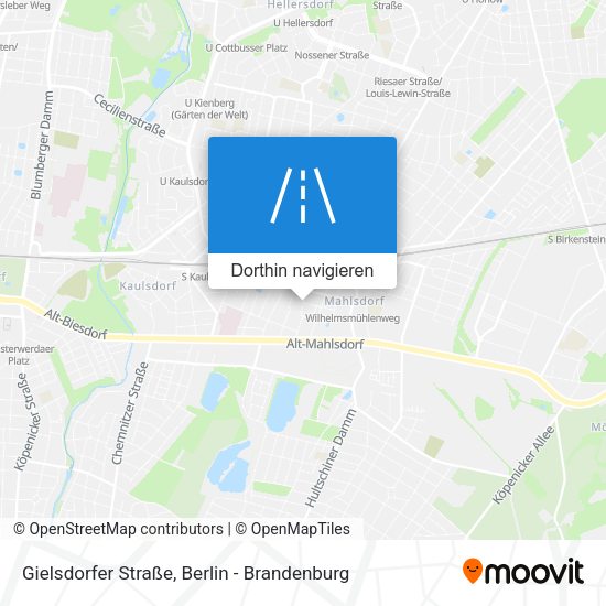 Gielsdorfer Straße Karte