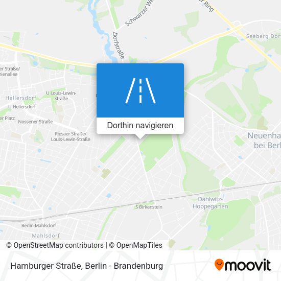 Hamburger Straße Karte